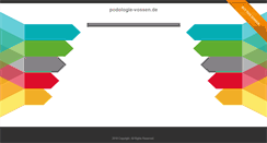 Desktop Screenshot of podologie-vossen.de